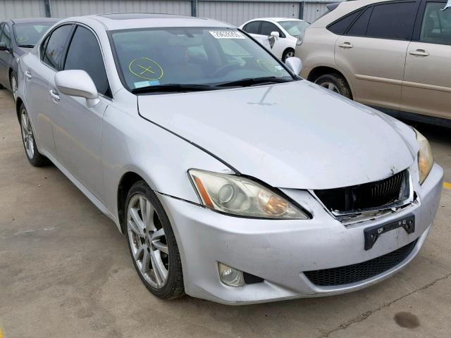 JTHBK262472046290 - 2007 LEXUS IS 250 SILVER photo 1