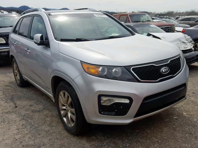 5XYKWDA23CG194648 - 2012 KIA SORENTO SX SILVER photo 1