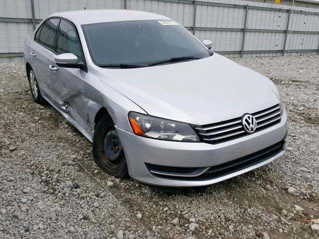 1VWAP7A3XDC103848 - 2013 VOLKSWAGEN PASSAT S SILVER photo 1