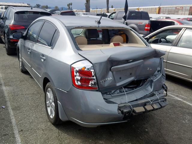 3N1AB61E48L660104 - 2008 NISSAN SENTRA 2.0 GRAY photo 3