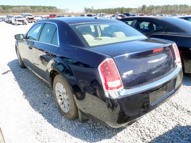 2C3CCAAG5CH275017 - 2012 CHRYSLER 300 BLUE photo 3