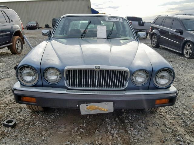 SAJAV1346HC462293 - 1987 JAGUAR XJ6 BLUE photo 9