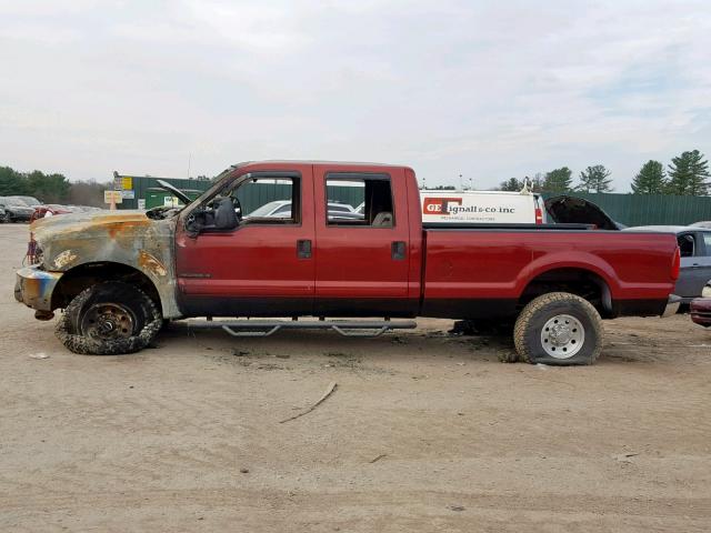 1FTSW31FX2EA84703 - 2002 FORD F350 SRW S RED photo 9