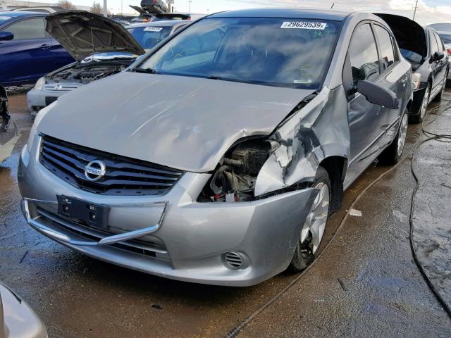 3N1AB6AP6BL725401 - 2011 NISSAN SENTRA 2.0 GRAY photo 2