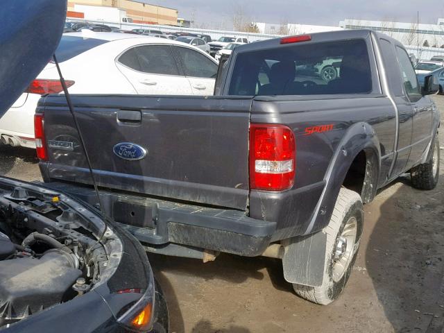 1FTKR4EEXAPA02468 - 2010 FORD RANGER SUP GRAY photo 4