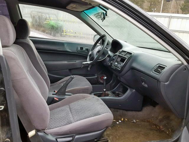 1HGEJ6121XL034237 - 1999 HONDA CIVIC DX GRAY photo 5