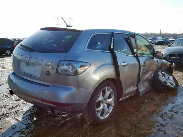 JM3ER4WLXA0310458 - 2010 MAZDA CX-7 SILVER photo 4