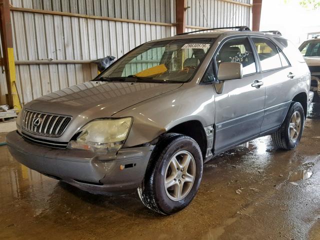 JTJGF10U530153321 - 2003 LEXUS RX 300 SILVER photo 2