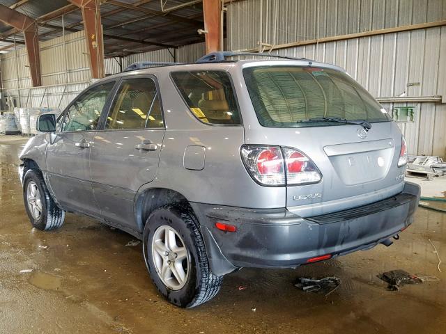 JTJGF10U530153321 - 2003 LEXUS RX 300 SILVER photo 3