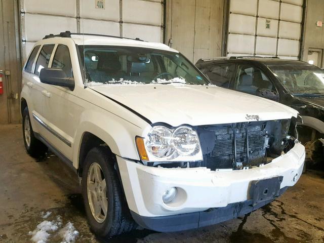 1J4HR58295C532584 - 2005 JEEP GRAND CHER WHITE photo 1