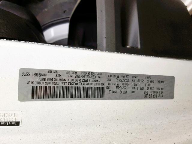 3C6TRVDG1JE144082 - 2018 RAM PROMASTER 白色 照片 10