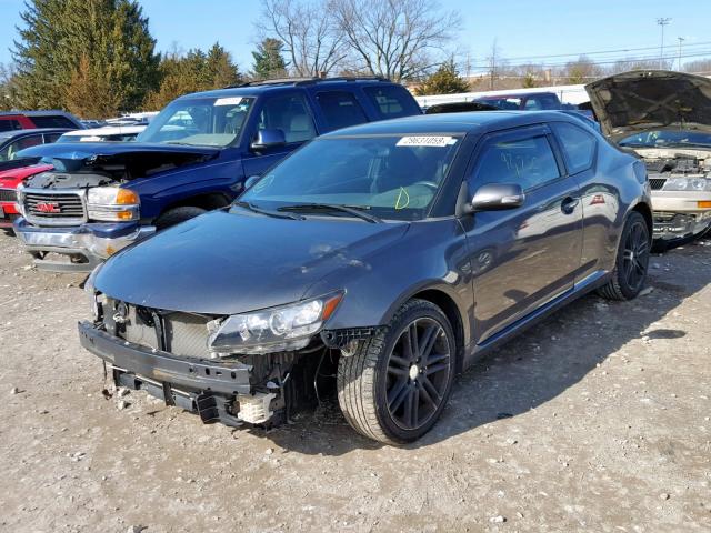 JTKJF5C70C3043712 - 2012 TOYOTA SCION TC CHARCOAL photo 2