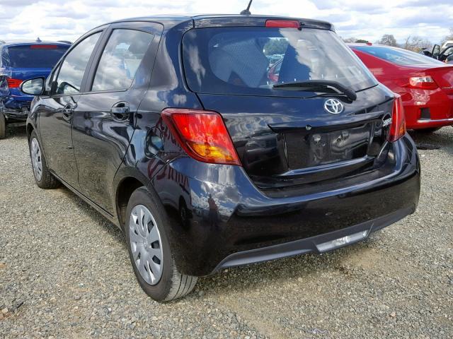 VNKKTUD31HA084306 - 2017 TOYOTA YARIS L BLACK photo 3