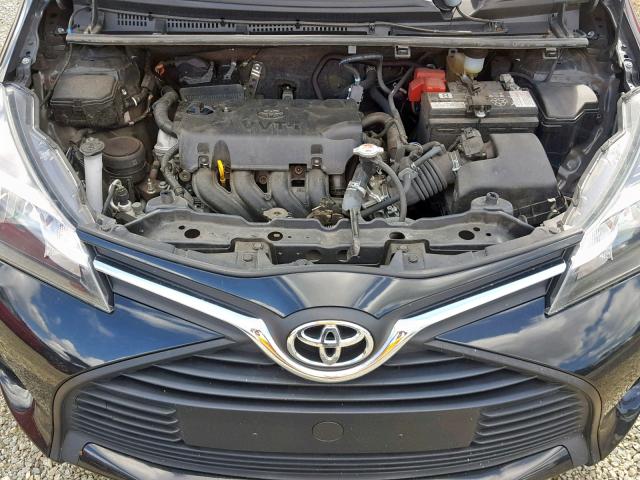 VNKKTUD31HA084306 - 2017 TOYOTA YARIS L BLACK photo 7