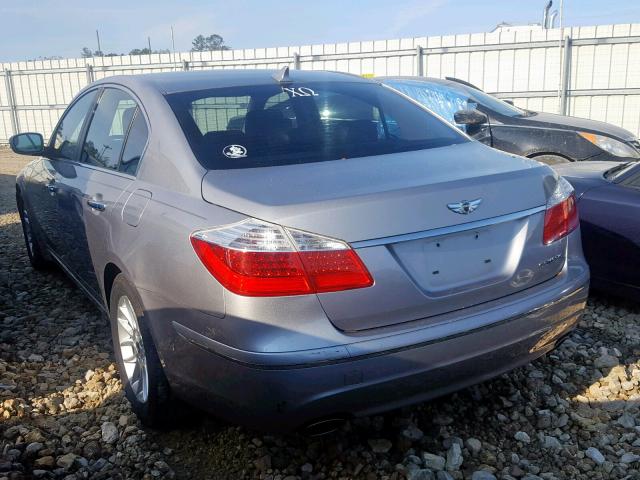 KMHGC4DE4BU135248 - 2011 HYUNDAI GENESIS 3. SILVER photo 3