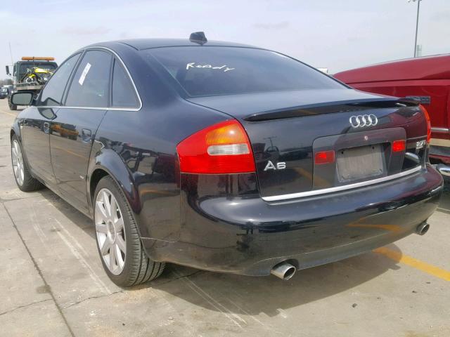 WAUCD64B44N055864 - 2004 AUDI A6 S-LINE BLACK photo 3