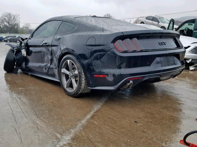 1FA6P8CF6F5310112 - 2015 FORD MUSTANG GT BLACK photo 3