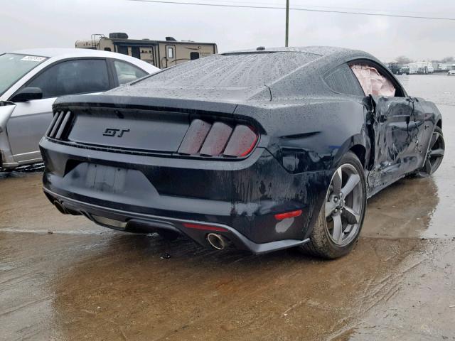 1FA6P8CF6F5310112 - 2015 FORD MUSTANG GT BLACK photo 4