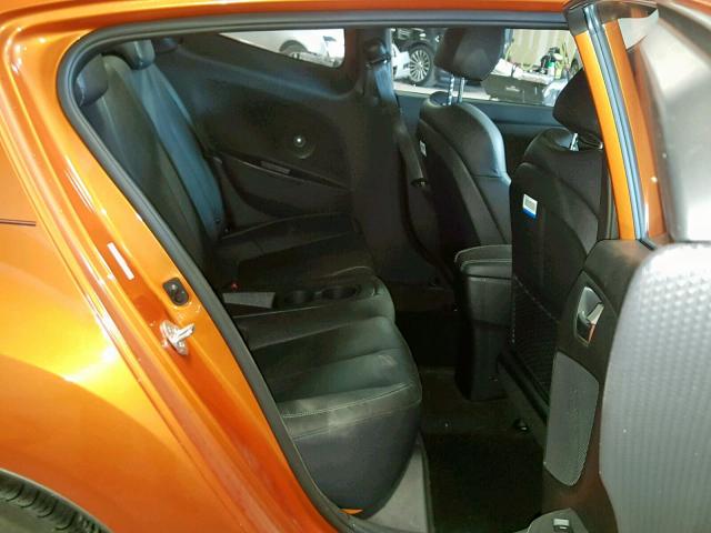 KMHTC6AE7GU304345 - 2016 HYUNDAI VELOSTER T ORANGE photo 6