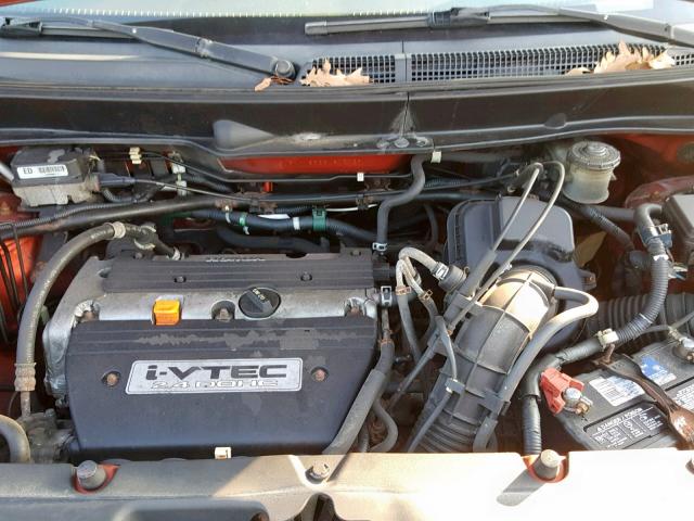 5J6YH18553L802039 - 2003 HONDA ELEMENT EX ORANGE photo 7