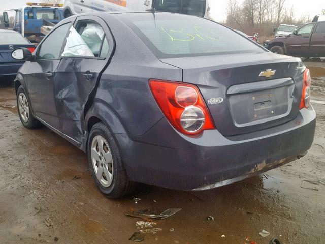 1G1JA5SH9D4103426 - 2013 CHEVROLET SONIC LS 石墨色 照片 3