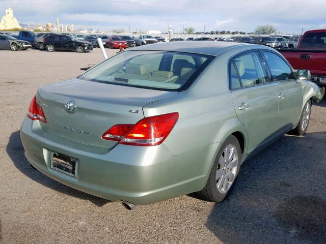 4T1BK36B56U105286 - 2006 TOYOTA AVALON XL GREEN photo 4