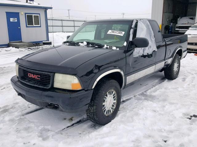 1GTDT19W718189173 - 2001 GMC SONOMA BLACK photo 2