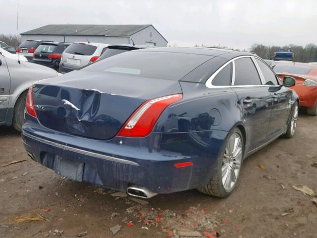 SAJWA2GEXBMV17551 - 2011 JAGUAR XJL SUPERC BLUE photo 4