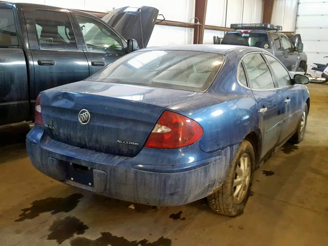 2G4WF532751308888 - 2005 BUICK ALLURE CX BLUE photo 4