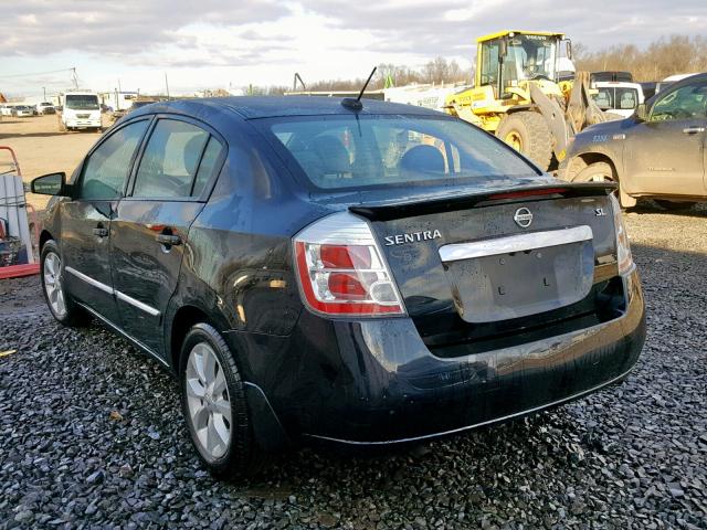 3N1AB6AP2CL680779 - 2012 NISSAN SENTRA 2.0 BLACK photo 3