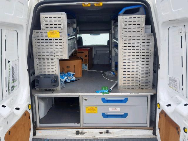 NM0LS7AN3CT084390 - 2012 FORD TRANSIT CO WHITE photo 9