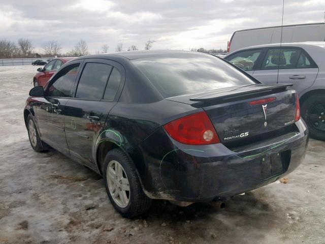 1G2AL55F067883897 - 2006 PONTIAC PURSUIT SE BLACK photo 3