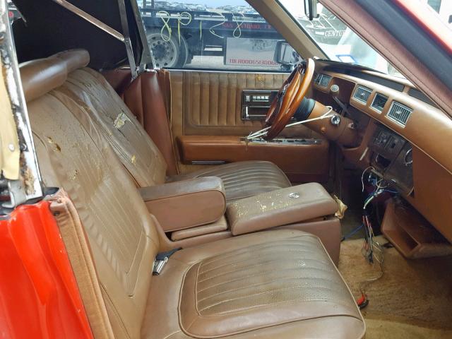 6S69B8Q452498 - 1978 CADILLAC SEVILLE RED photo 5