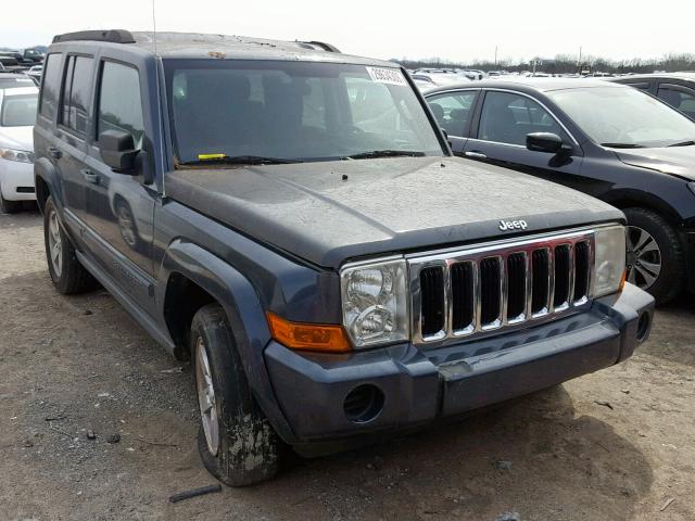 1J8HG48K37C654097 - 2007 JEEP COMMANDER GRAY photo 1