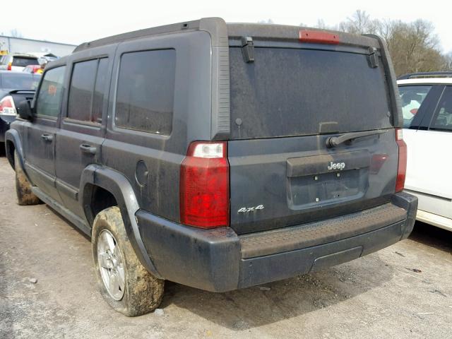 1J8HG48K37C654097 - 2007 JEEP COMMANDER GRAY photo 3