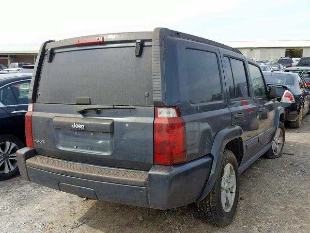 1J8HG48K37C654097 - 2007 JEEP COMMANDER GRAY photo 4