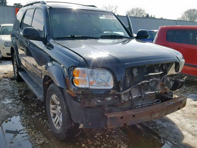 5TDBT48A43S171467 - 2003 TOYOTA SEQUOIA LI BLACK photo 1