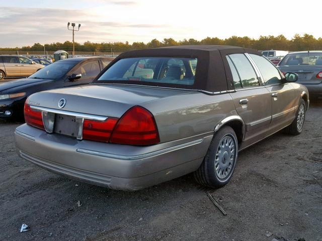 2MEFM74W64X604826 - 2004 MERCURY GRAND MARQ TAN photo 4