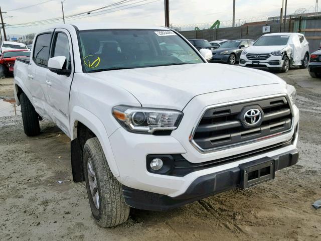 3TMAZ5CN3HM045540 - 2017 TOYOTA TACOMA DOU WHITE photo 1