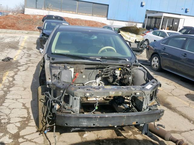 2G1WU583889257556 - 2008 CHEVROLET IMPALA LTZ BLACK photo 10