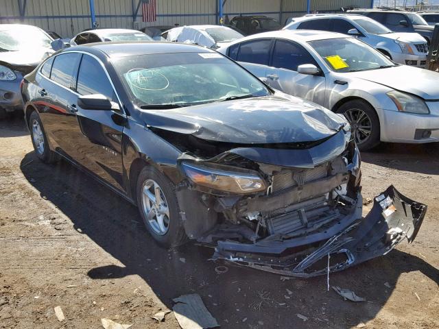 1G1ZB5ST9HF172289 - 2017 CHEVROLET MALIBU LS BLACK photo 1