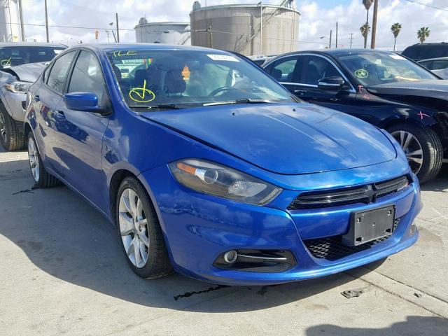 1C3CDFBAXDD311769 - 2013 DODGE DART SXT BLUE photo 1