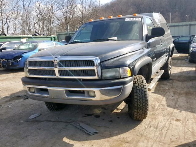 3B7KF23Z22M277696 - 2002 DODGE RAM 2500 BLACK photo 2