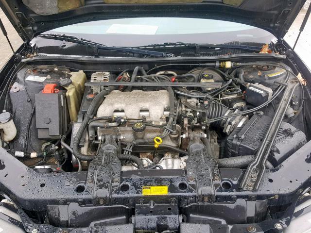 1G2WK52J21F157300 - 2001 PONTIAC GRAND PRIX BLACK photo 7