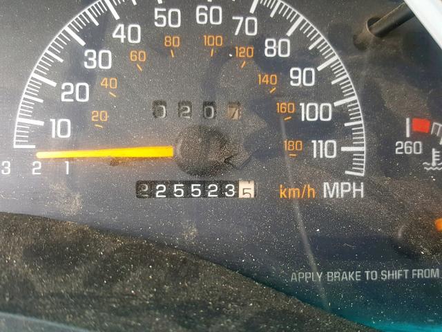 1G2WK52J21F157300 - 2001 PONTIAC GRAND PRIX BLACK photo 8