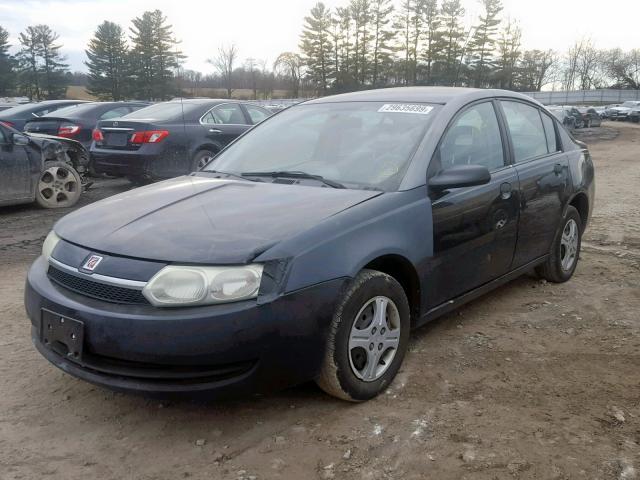 1G8AG52FX3Z141537 - 2003 SATURN ION LEVEL BLACK photo 2