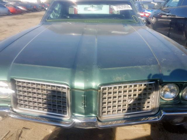 342571Z1C7143 - 1971 OLDSMOBILE CUTLASS SU GREEN photo 7