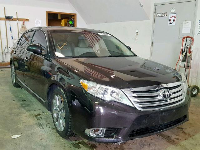 4T1BK3DB8CU467241 - 2012 TOYOTA AVALON BAS BLACK photo 1