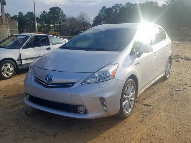 JTDZN3EU1C3181215 - 2012 TOYOTA PRIUS V SILVER photo 2