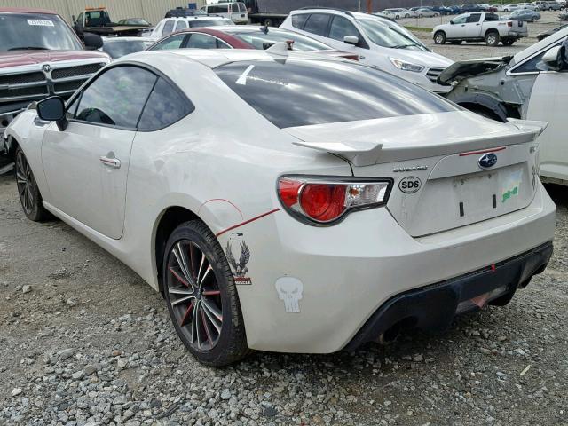 JF1ZCAC12F8604528 - 2015 SUBARU BRZ 2.0 LI WHITE photo 3